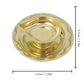 Spillbox Gold-Toned Brass Deepak Diya Pooja Essential | Swadesiicart
