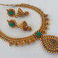 Multicolor Antique Necklace With Earrings - Swadesiicart