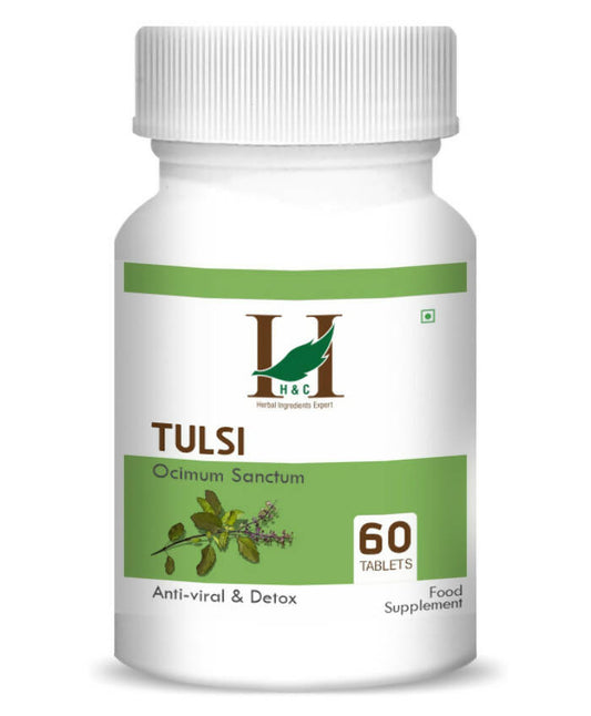 H&C Herbal Tulsi Tablets - Limited Time Offer - Just Jaivik