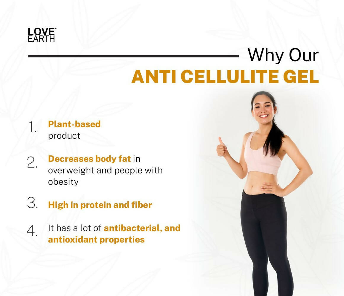 Love Earth Anti – Cellulite Gel - Swadesiicart