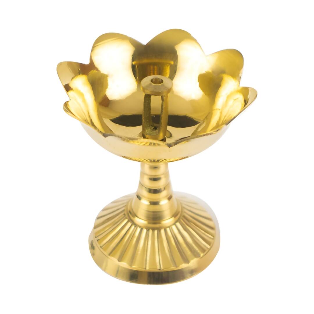 Spillbox Brass Diya - Big | Swadesiicart