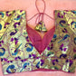 Kia Fashions Magenta Jacquard Weave Multi Color Paithani Readymade Blouse - Swadesiicart
