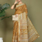 Shree Shyam Fashion Cotton Golden Saree