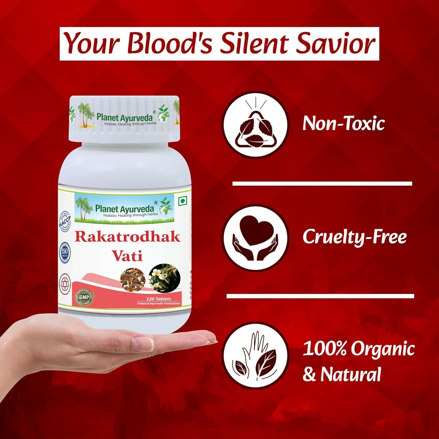 Planet Ayurveda Rakatrodhak Vati | Swadesiicart