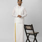Ramraj Cotton Mens Full Sleeve Formal Poly Cotton White Shirt | Swadesiicart