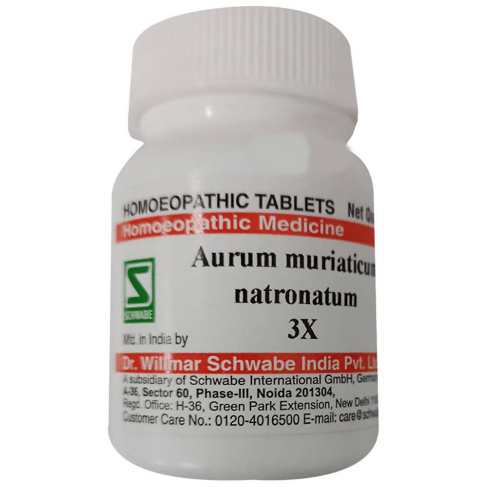 Dr. Willmar Schwabe India Aurum Muriaticum Natronatum Trituration Tablet - Swadesiicart