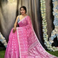 Exclusive Collection Beautiful Light Pink Jaal Jamdani Saree - Swadesiicart