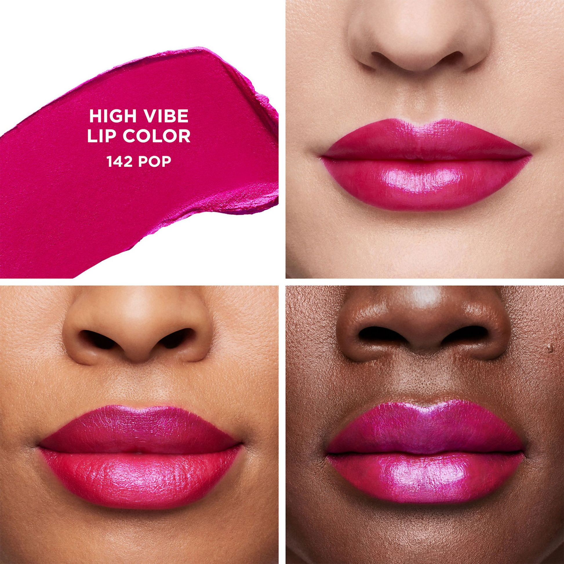 Laura Mercier High Vibe Lip Color - 142 Pop - Swadesiicart