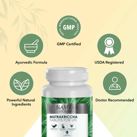Namyaa Mutrakriccha Tablets for UTI - Swadesiicart