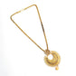 Mominos Fashion Johar Kamal Gold-Polished Brass Finish Long Necklace For Women (Golden) | Swadesiicart