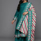 Ahalyaa Women's Traditional wear Kurta Set - Sea Green | Swadesiicart
