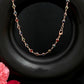 VOJ Gold-Polished Chain For Women With Multi Colour Hearts | Swadesiicart