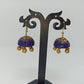Terracotta Double Shade Hanging Jhumkas