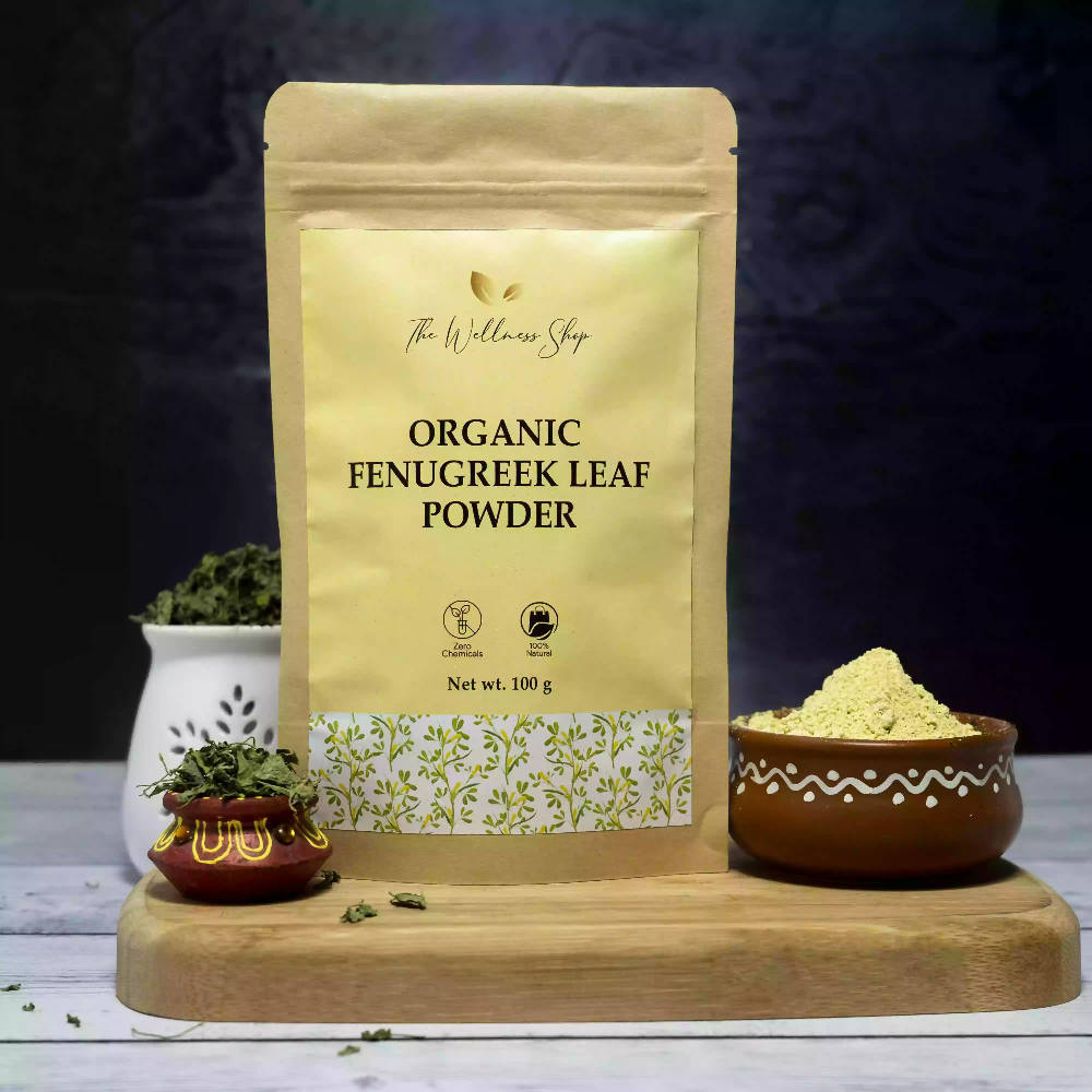 The Wellness Shop Organic Fenugreek Leaf Powder | Swadesiicart