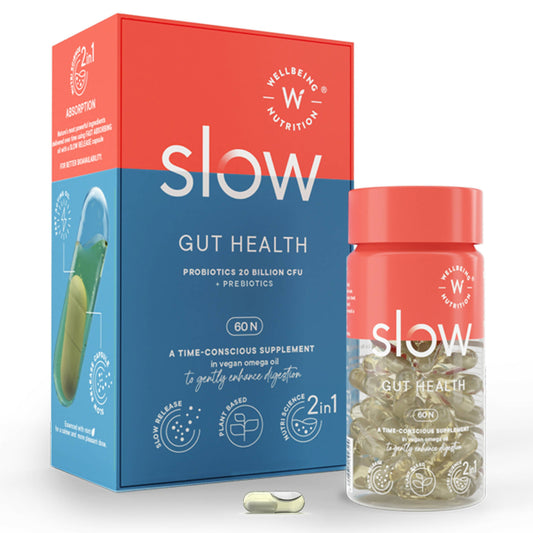 Wellbeing Nutrition Slow | Gut Health Capsules - Nutritionalab Private Limited
