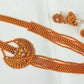 Kemp Layer White Necklace Set - Mokshi Collections