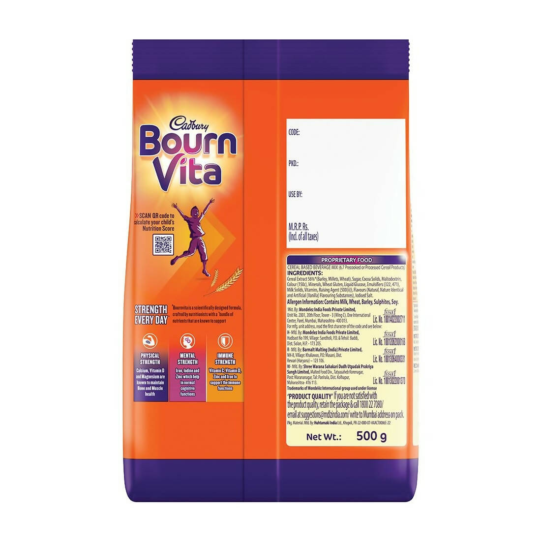Cadbury Bournvita Chocolate Nutrition Drink - Swadesiicart