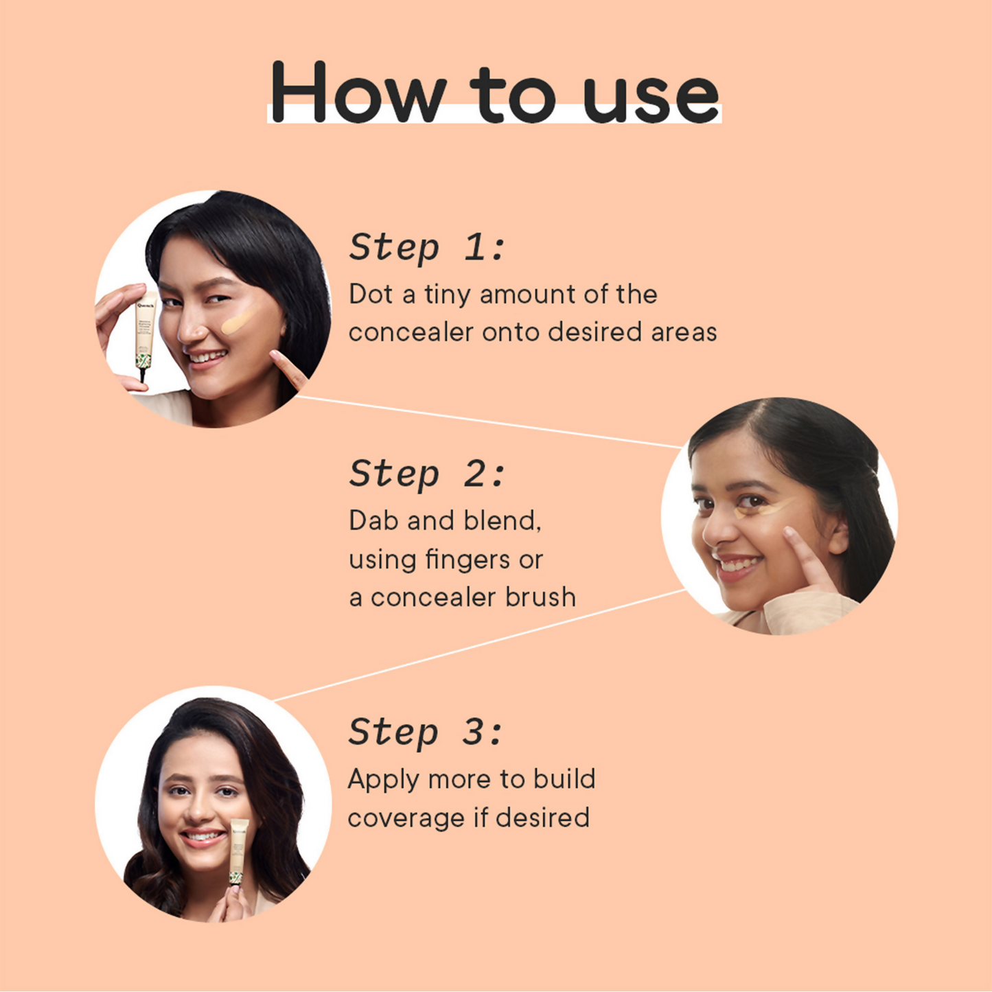 Quench Mesmerice Brightening Concealer - Light | Swadesiicart