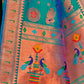 Shree Shyam Fashion Paithani Silk Sea Green Saree