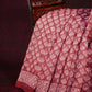 Red Onion All Over Printed Semi Chanderi Saree By Gayathri Reddy Designer Studio | Swadesiicart