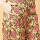 Joban Fashion Beige Cotton Printed & Hand Work Co-ord Set - Swadesiicart