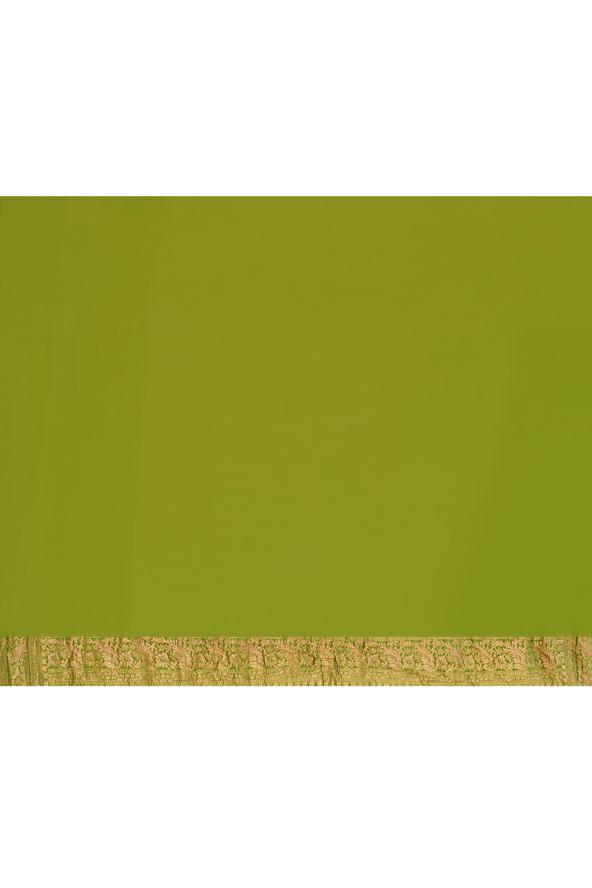 Joban Fashion Purple Crepe Chiffon Pure Handloom Banarasi Silk Saree | Swadesiicart