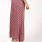 Aniyah Rayon Block Print Flared Pink Palazzo Dusty (AN-158K)
