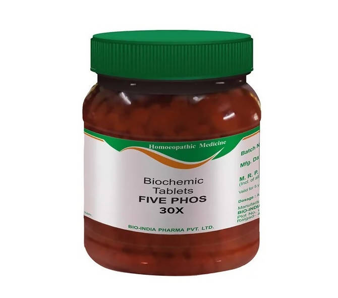 Bio India Homeopathy Five Phos Biochemic Tablets | Swadesiicart