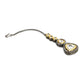 Gold-Polished Gold-Toned Kundan Maang Tikka - Ruby Raang | Swadesiicart