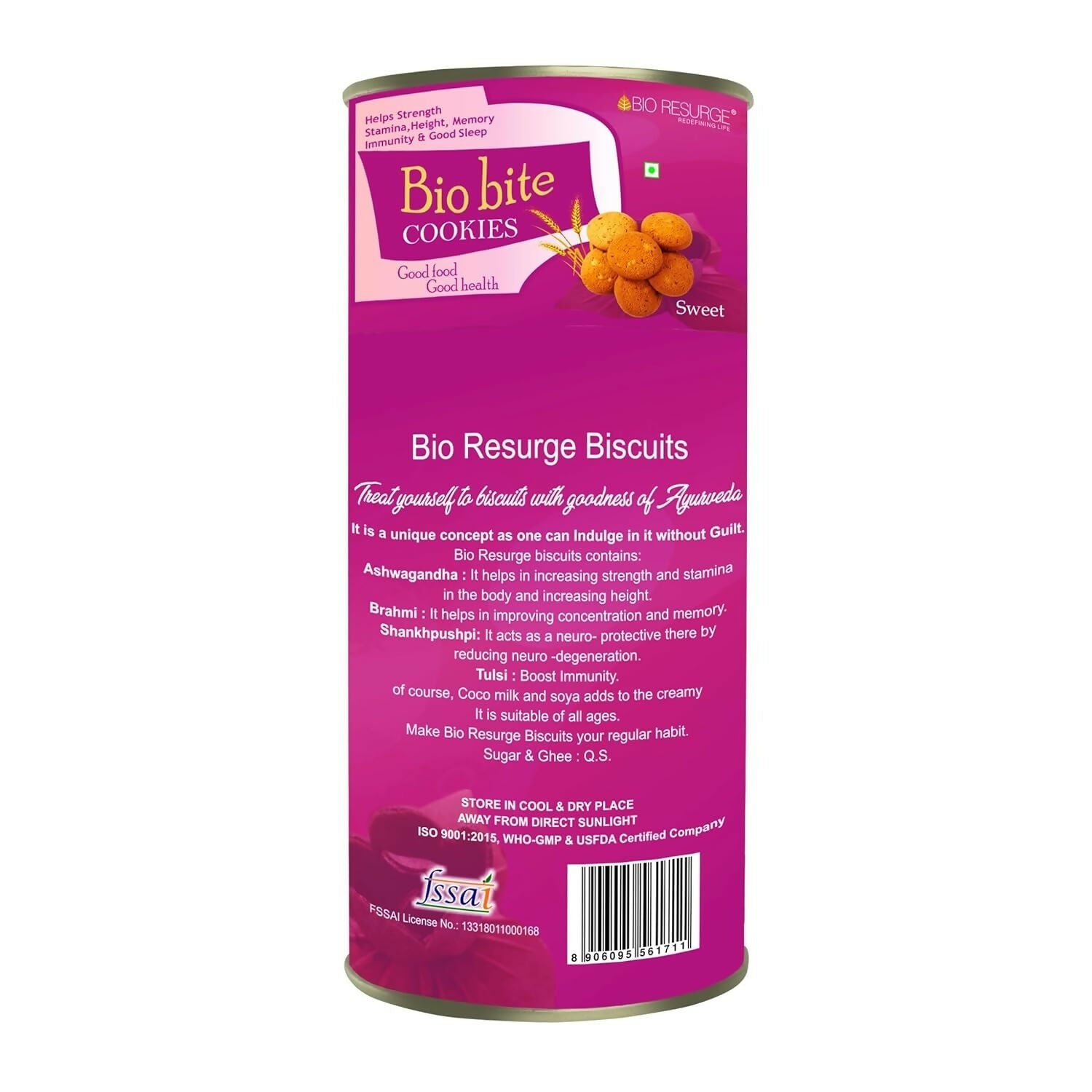 Bio Resurge Healthy Biscuits Meeting your Nutritional Requirements - Swadesiicart