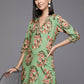 Ahalyaa Women's Traditional wear Kurta Set - Green | Swadesiicart