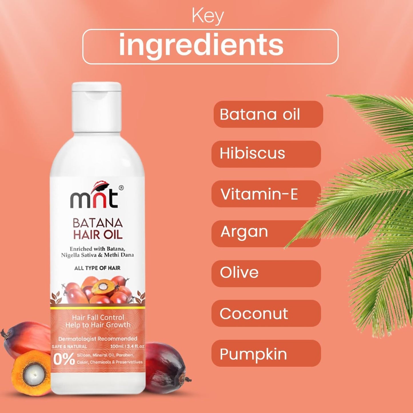 MNT Batana Hair Oil - Swadesiicart