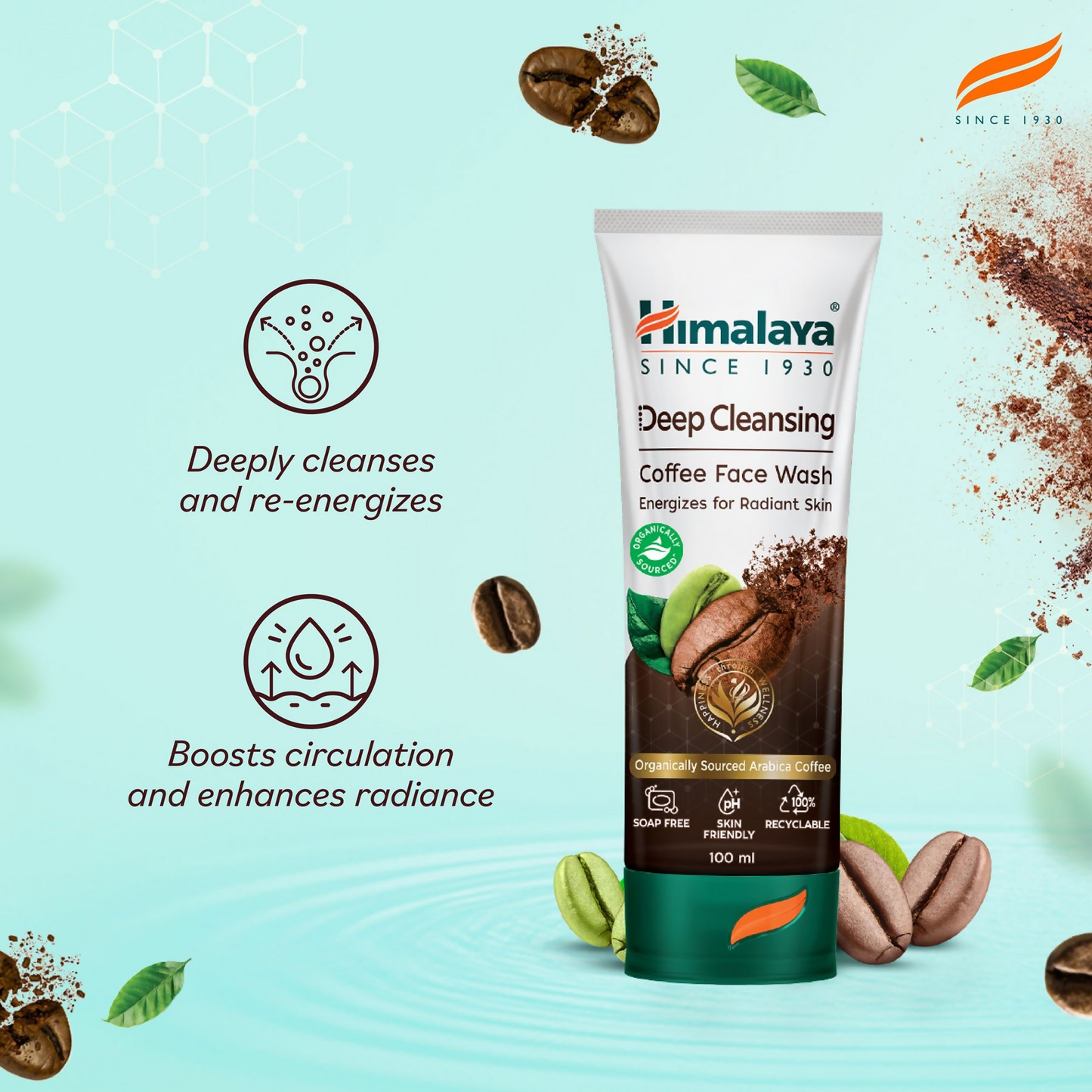 Himalaya Herbals Deep Cleansing Coffee Face Wash - Swadesiicart