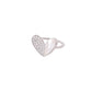 NVR Women's Stylish Latest Silver Plated Ring With Ad Stones | Swadesiicart