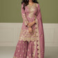 Anaita Peach Real Shimmer Readymade Suit with Embroidery & Real Mirror Work