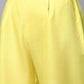 Ahalyaa Women's Yellow Pure Blend Digital Printed Kurta Palazzo Set | Swadesiicart
