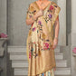 Beige Rangkat Tussar Silk Woven Design Saree with Unstitched Blouse - Mohmanthan Eshani | Swadesiicart