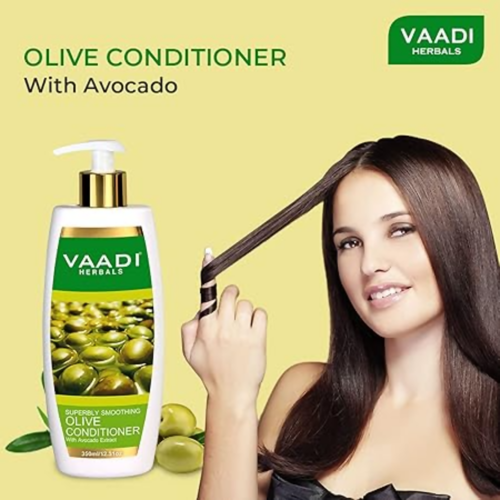 Vaadi Herbals Olive Conditioner with Avocado Extract - Swadesiicart