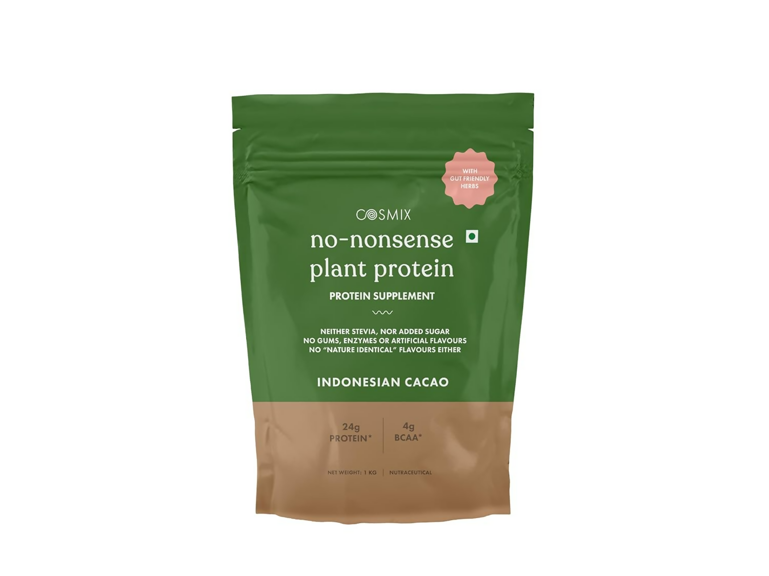Cosmix No Nonsense Plant Protein Chocolate Indonesian Cacao | Swadesiicart