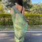 Vamsee Green Organza Saree - Swadesiicart