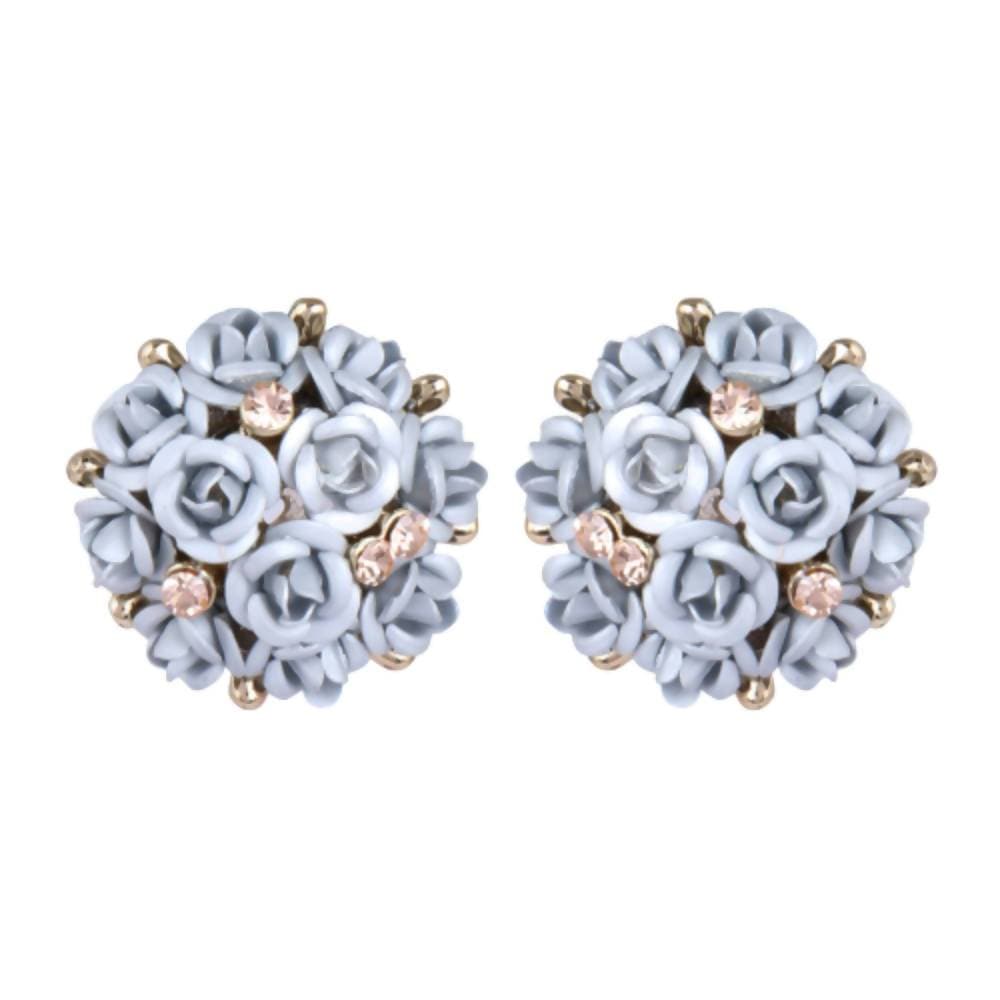 Trendoo Jewelry Party Wear White Studs | Swadesiicart