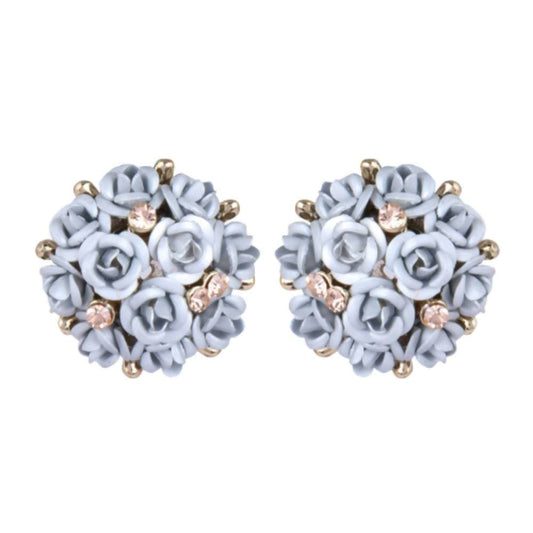 Trendoo Jewelry Party Wear White Studs | Swadesiicart