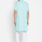 Even Apparels Green Pure Cotton Men's H/S Kurta With Band Collar | Swadesiicart