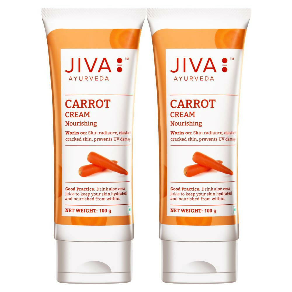 Jiva Ayurveda Carrot Face Cream - Swadesiicart