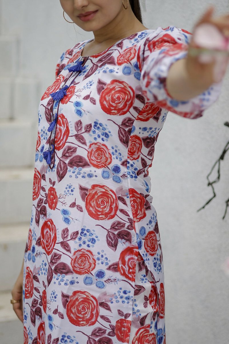 Aayaa Pure Muslin printed Multi Co-Ord Set - Multi Color - Swadesiicart