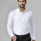 Ramraj Cotton Cotton Linen Full Sleeve White Shirt | Swadesiicart