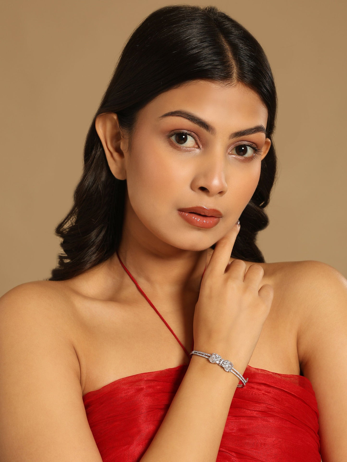Nuyug Bowstone Anti Tarnish Bangle | Swadesiicart