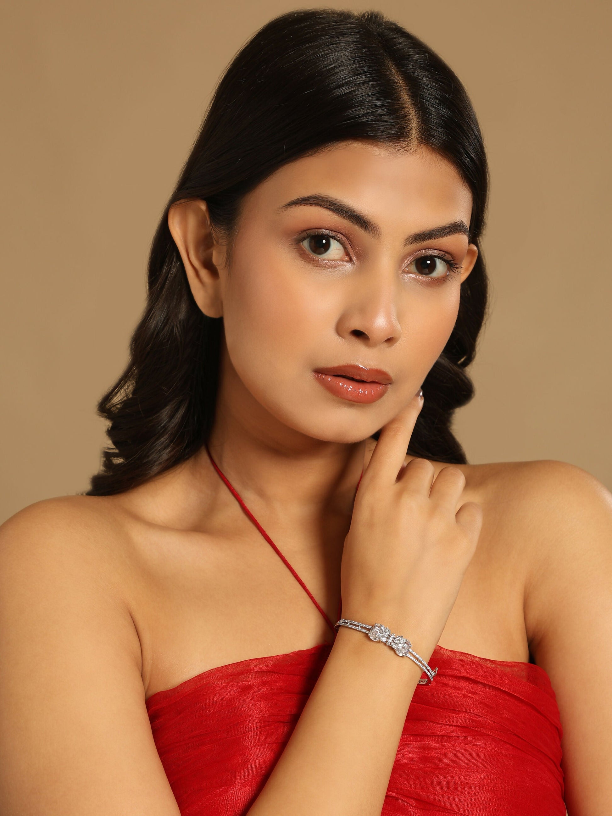 Nuyug Bowstone Anti Tarnish Bangle | Swadesiicart
