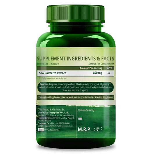 Himalayan Organics Saw Palmetto Capsules | Swadesiicart