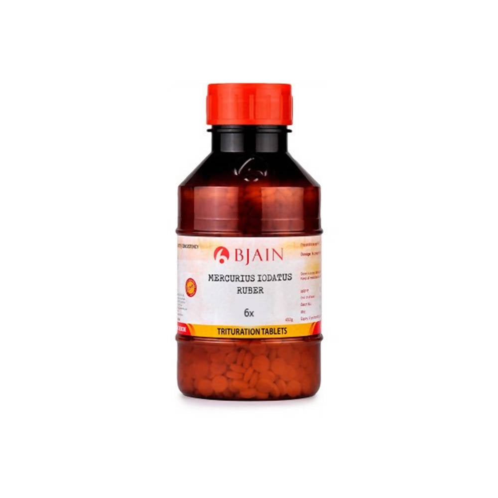 Bjain Homeopathy Mercurius Iodatus Ruber Trituration Tablets | Swadesiicart